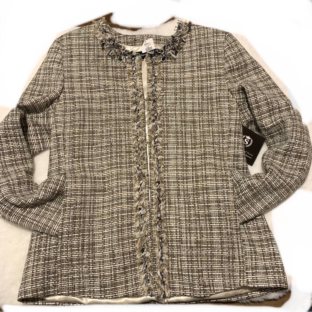 Tweed Blazer Sz LL NWT